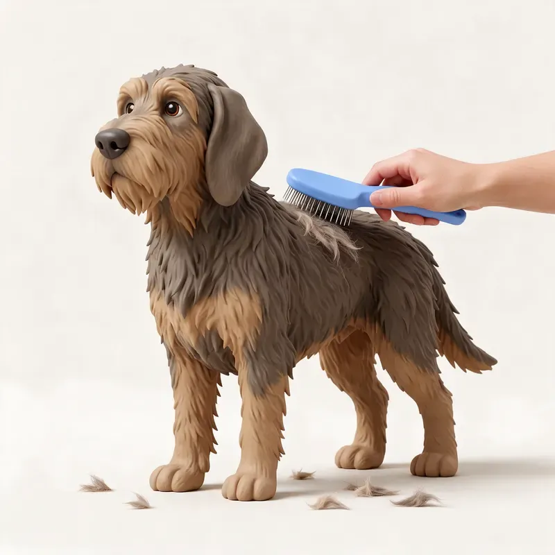 Otterhound: cuidado de su pelo (ilustración)