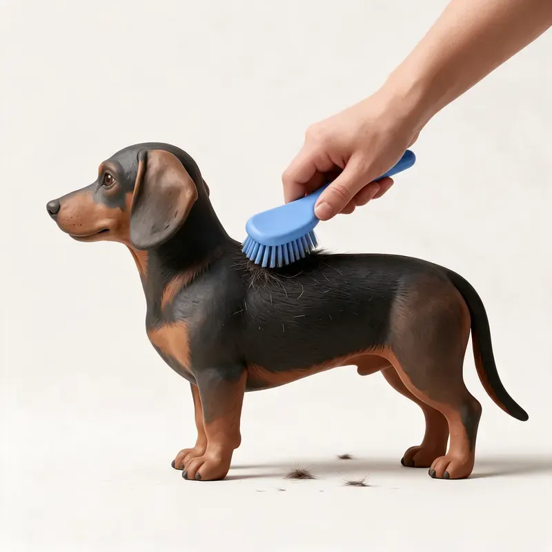 Basset de los Alpes: cuidado de su pelo (ilustración)
