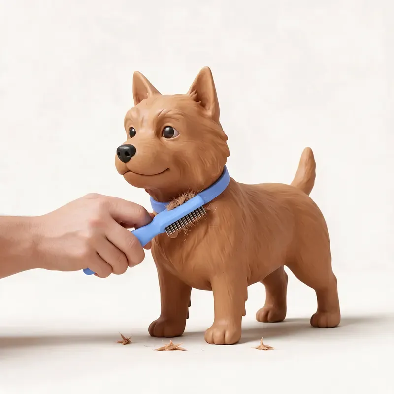 Norwich terrier: cuidado de su pelo (ilustración)