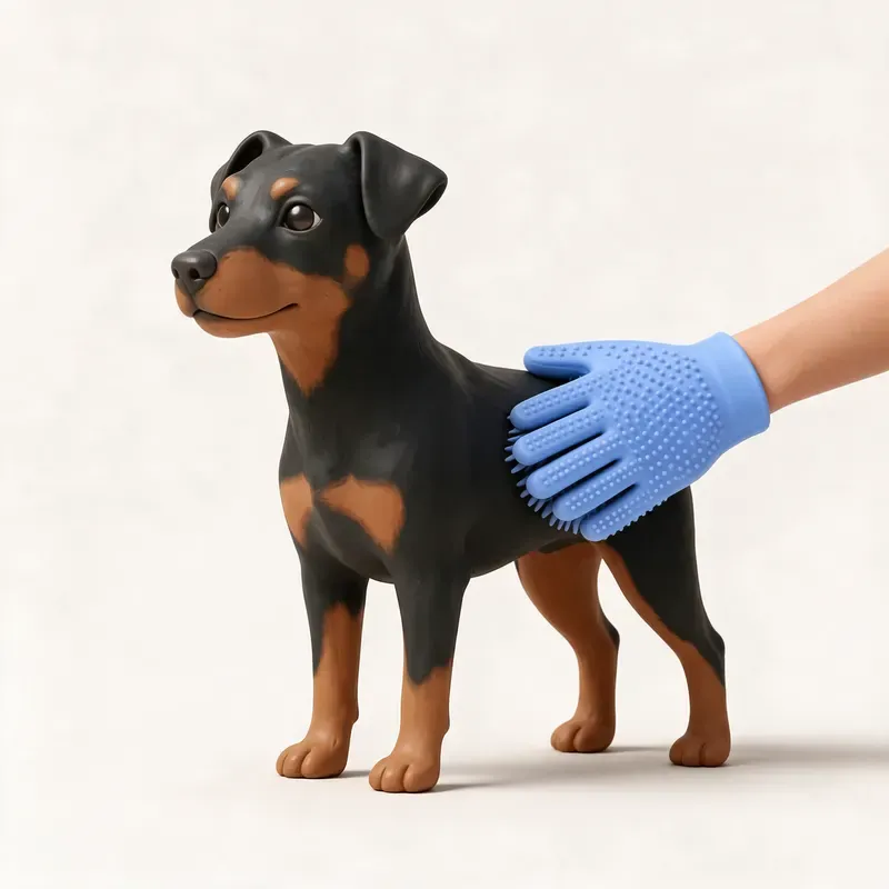 Terrier alemán de caza: cuidado de su pelo (ilustración)