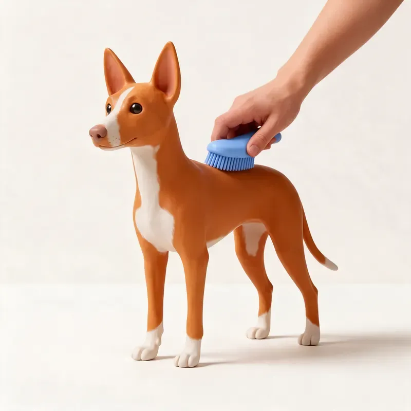 Podenco canario: cuidado de su pelo (ilustración)