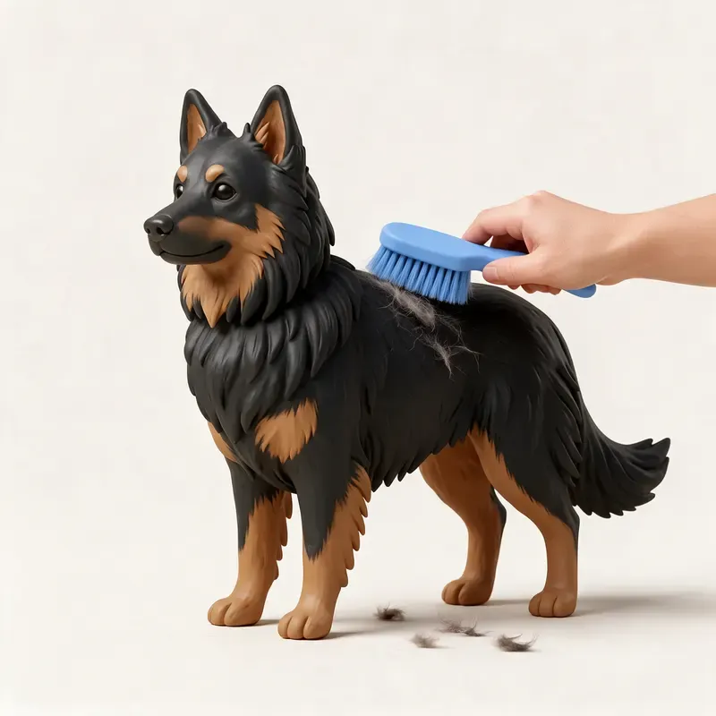 Perro de Bohemia: cuidado de su pelo (ilustración)