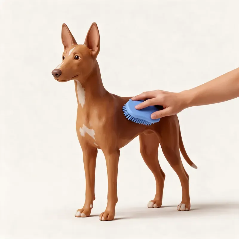 Perro del faraón: cuidado de su pelo (ilustración)