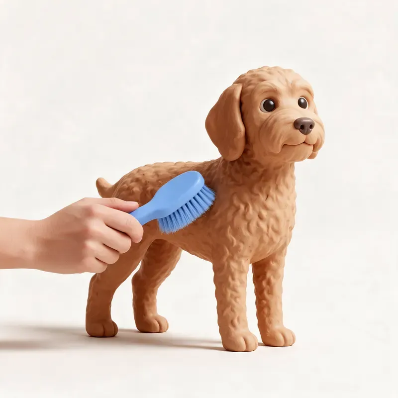 Whoodle: cuidado de su pelo (ilustración)