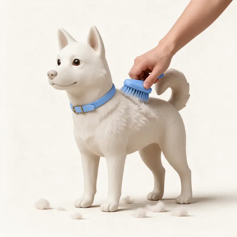 Jindo coreano: cuidado de su pelo (ilustración)