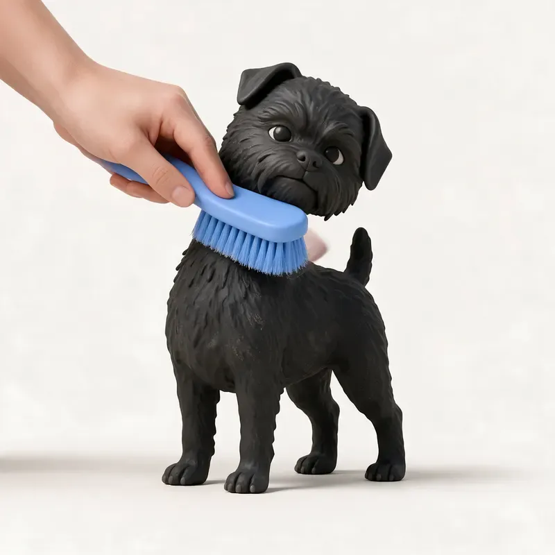 Affenpinscher: cuidado de su pelo (ilustración)