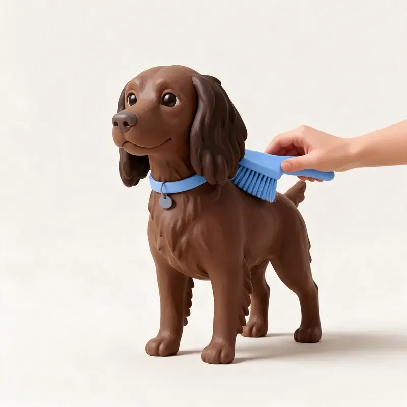 Boykin spaniel: cuidado de su pelo (ilustración)