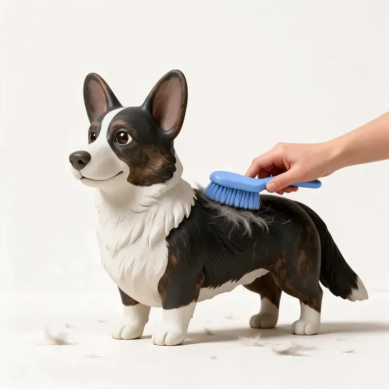 Corgi galés Cardigan: cuidado de su pelo (ilustración)