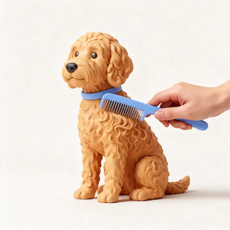 Labradoodle: cuidado de su pelo (ilustración)