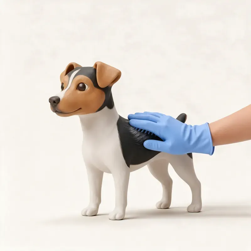 Terrier brasileño: cuidado de su pelo (ilustración)
