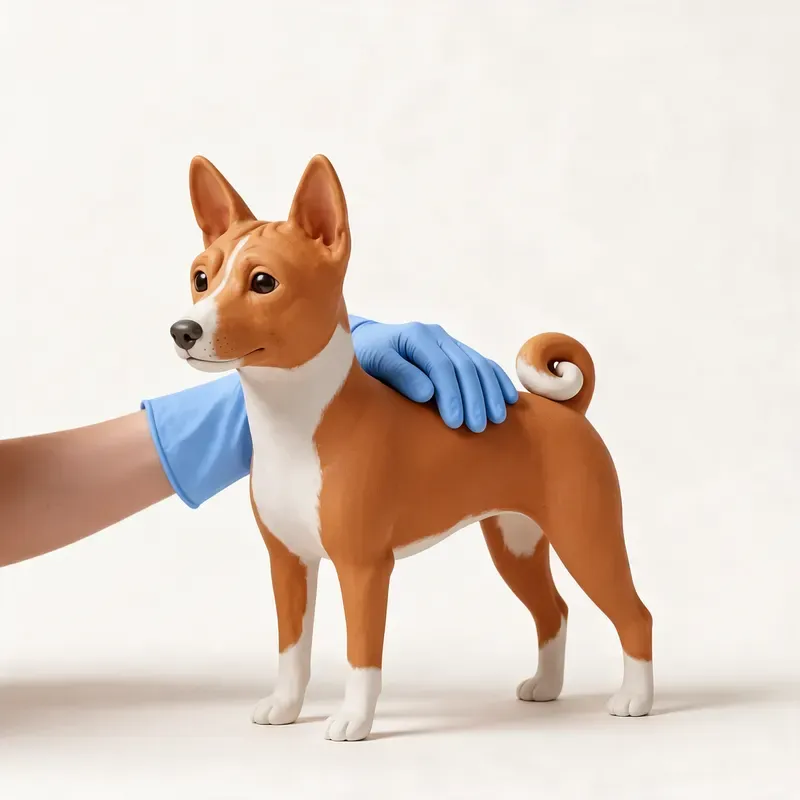 Basenji: cuidado de su pelo (ilustración)