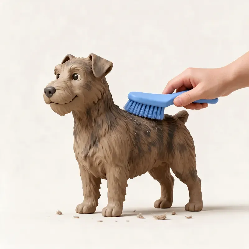 Terrier irlandés Glen of Imaal: cuidado de su pelo (ilustración)