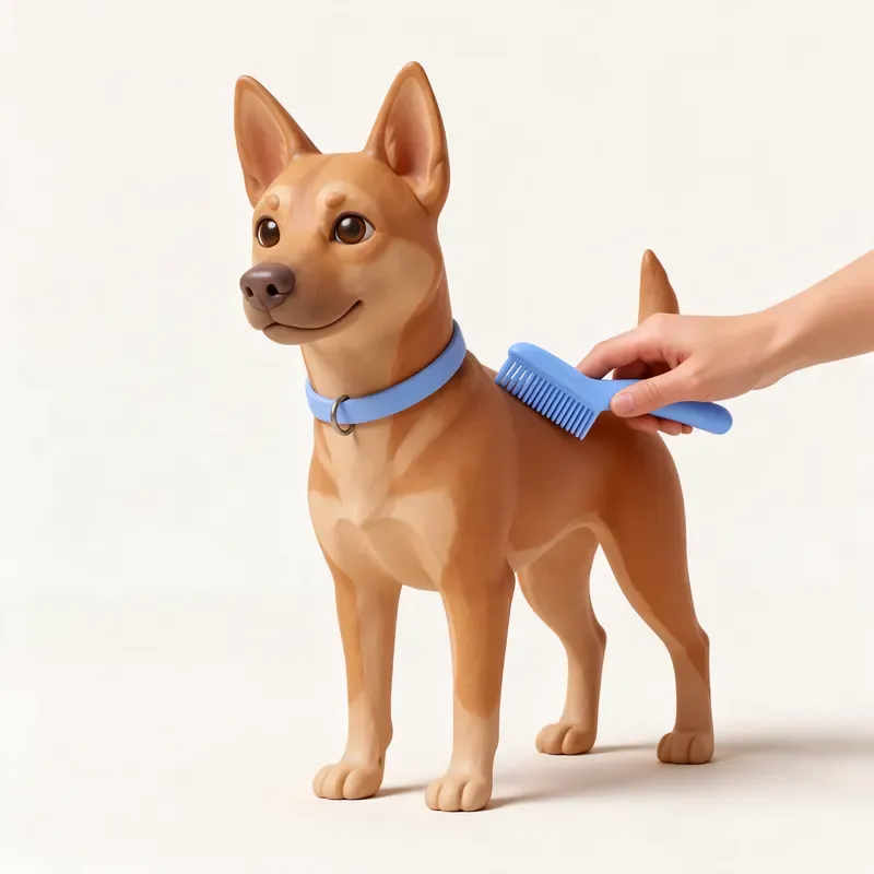 Carolina Dog: cuidado de su pelo (ilustración)