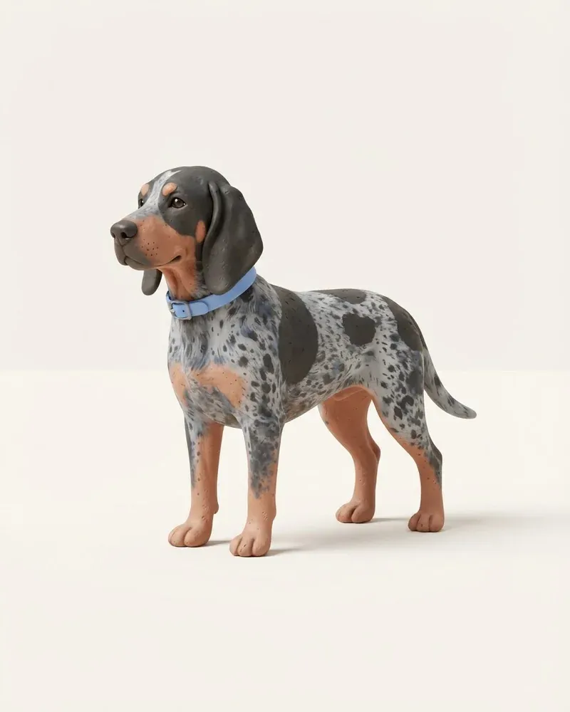 Ilustración 3D de un pequeño azul de gascuña