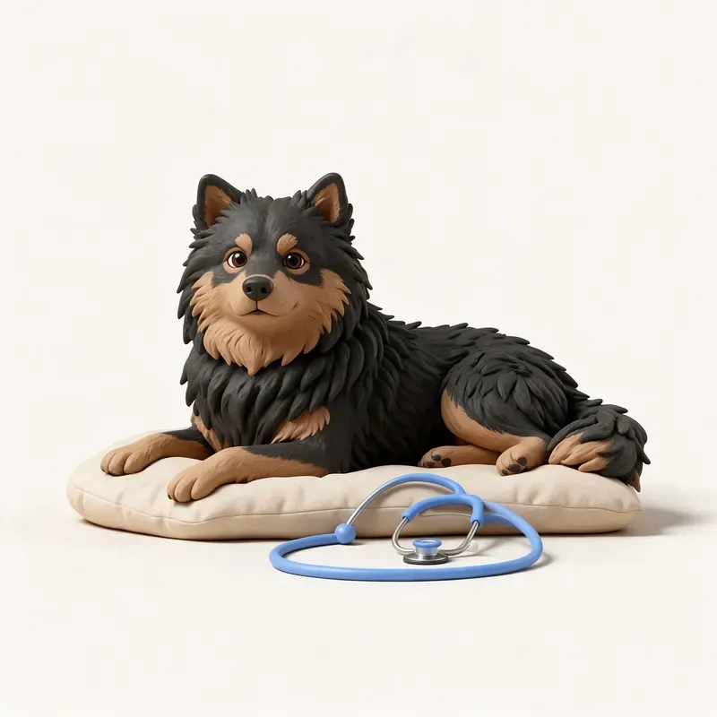 Lapphund finlandés: tranquilo y sano (ilustración)