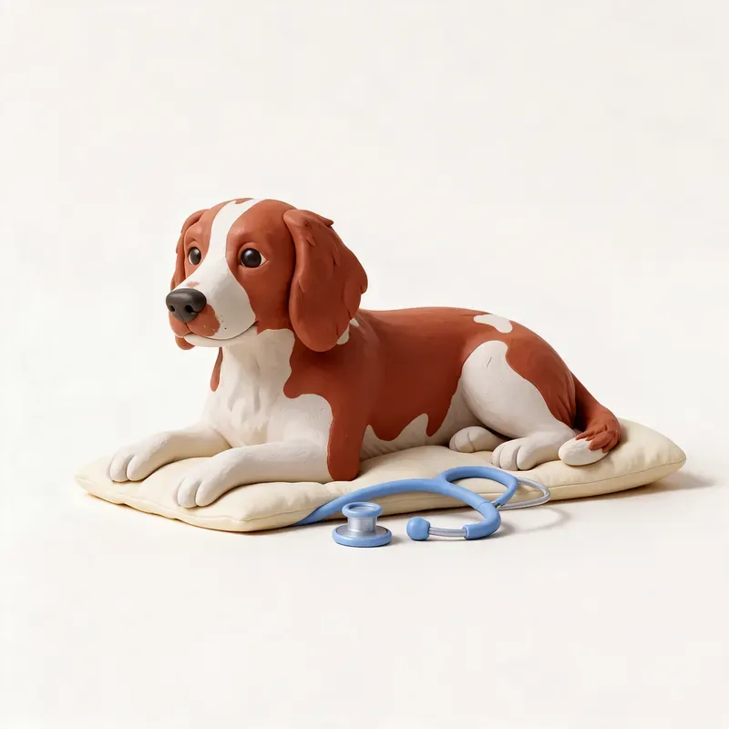 Springer spaniel galés: tranquilo y sano (ilustración)