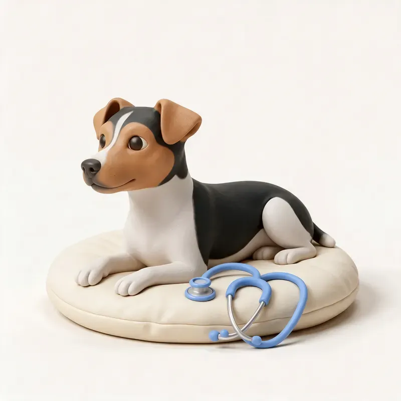 Terrier brasileño: tranquilo y sano (ilustración)