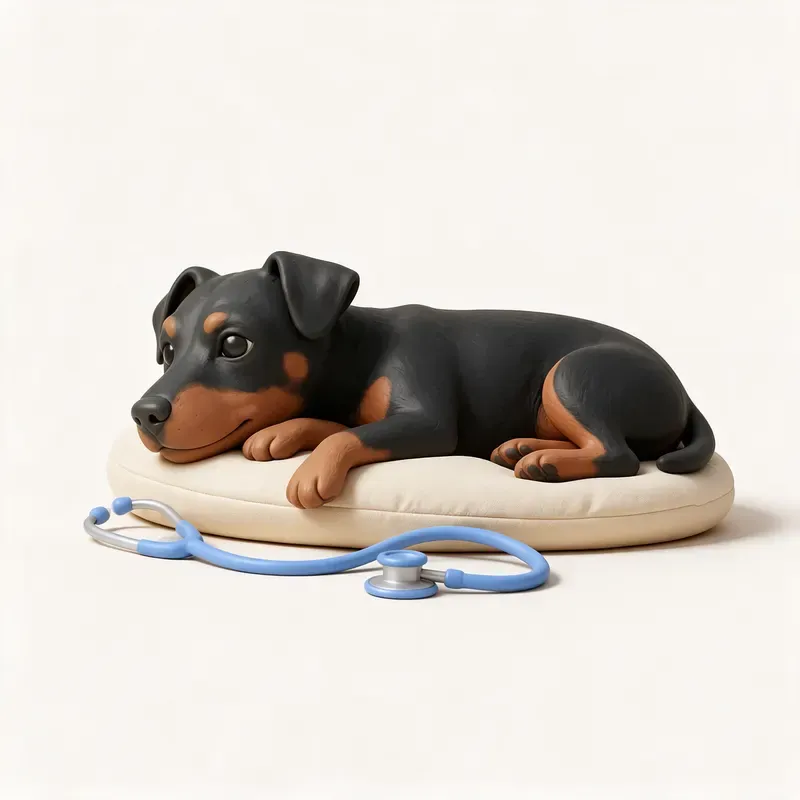 Terrier alemán de caza: tranquilo y sano (ilustración)
