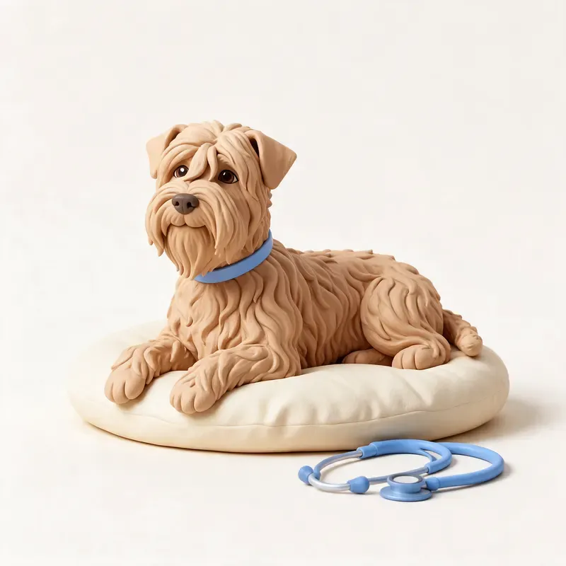 Terrier irlandés de pelo suave (Wheaten): tranquilo y sano (ilustración)