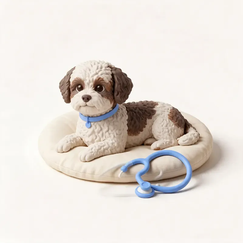 Shih-poo: tranquilo y sano (ilustración)