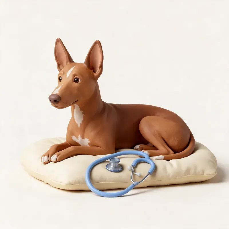 Perro del faraón: tranquilo y sano (ilustración)