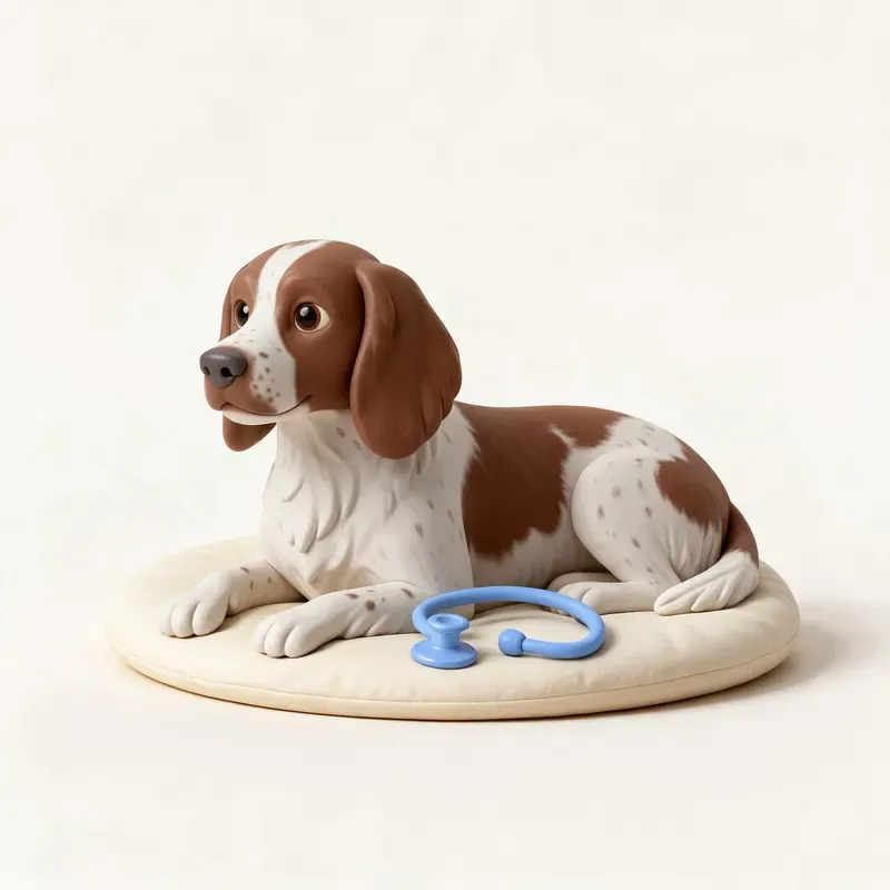 Spaniel francés: tranquilo y sano (ilustración)