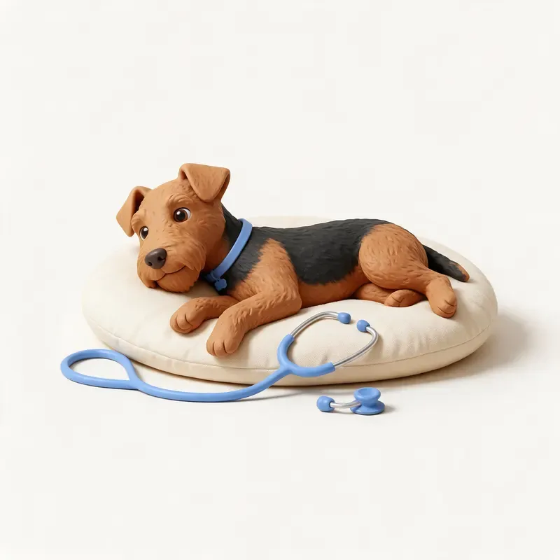 Terrier galés: tranquilo y sano (ilustración)