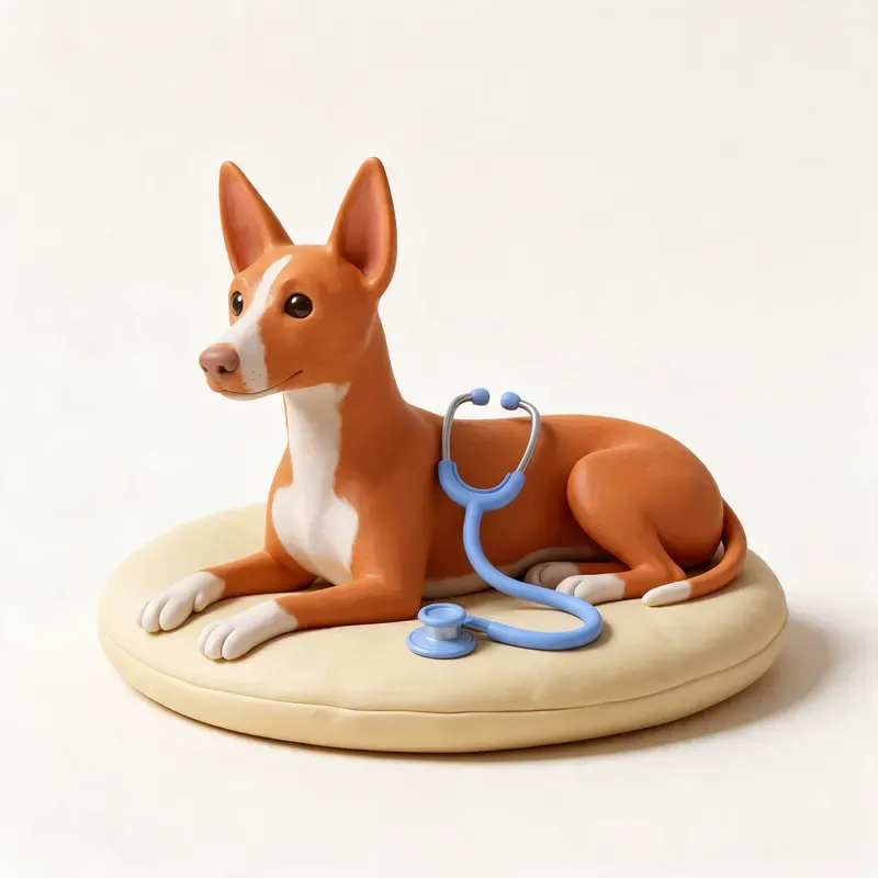 Podenco canario: tranquilo y sano (ilustración)