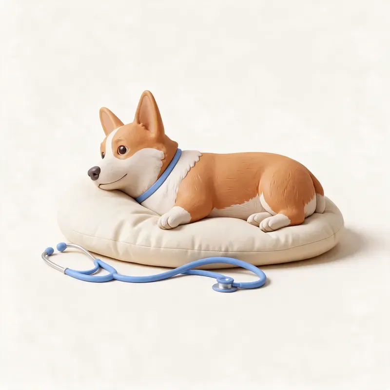 Corgi galés Pembroke: tranquilo y sano (ilustración)