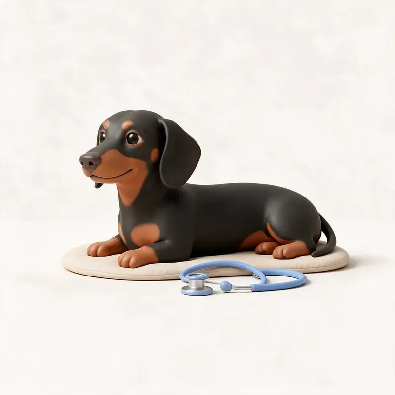 Teckel (perro salchicha): tranquilo y sano (ilustración)