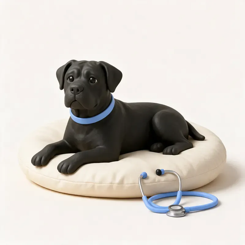 Cane corso: tranquilo y sano (ilustración)