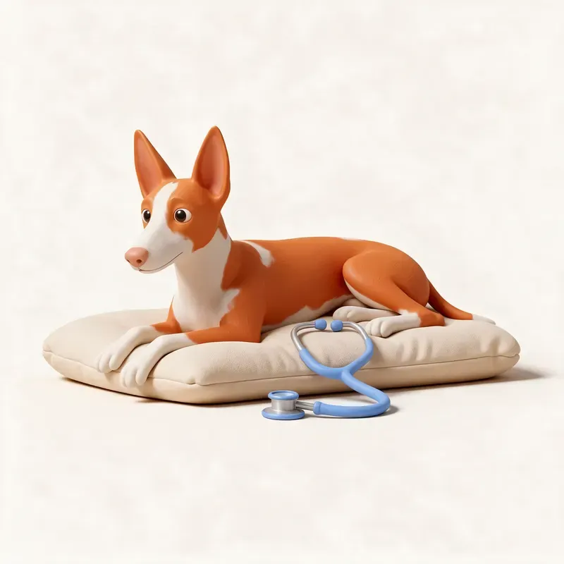 Podenco ibicenco: tranquilo y sano (ilustración)