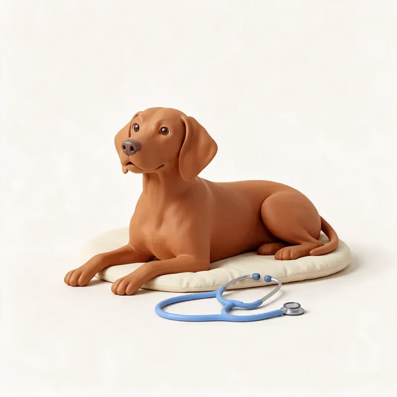 Braco húngaro (vizsla): tranquilo y sano (ilustración)