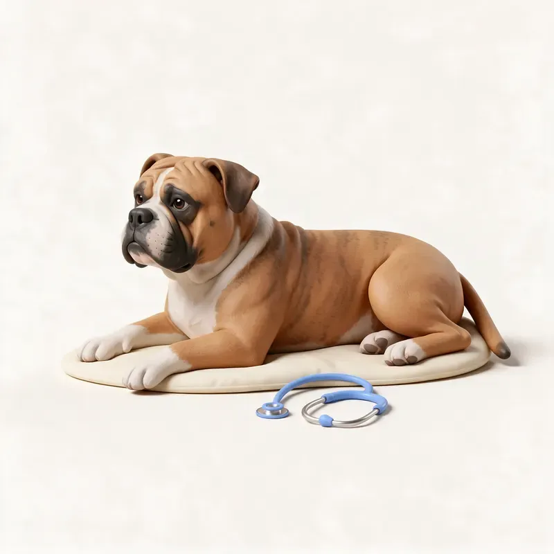 Bulldog continental: tranquilo y sano (ilustración)